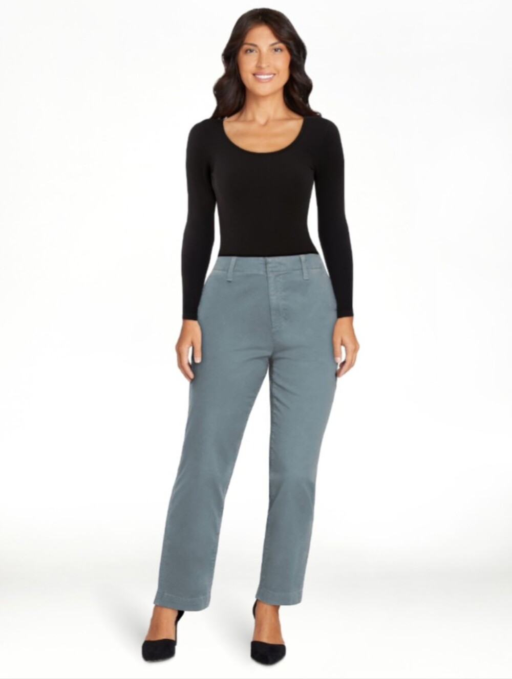GAP Slim Ankle Pants - Slate Blue